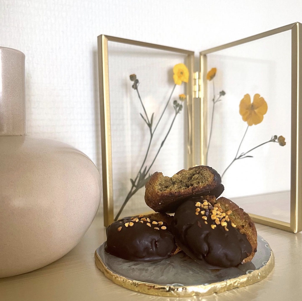 Supercharged Pistachio Chocolate Cookies Fajers